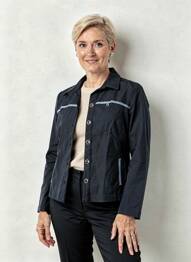 Veste casual poches bleu TELMAIL femme