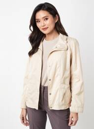 Coupe-vent poches sans capuche beige CONCEPT K femme