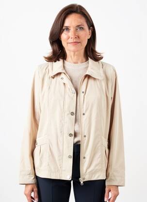 Coupe-vent manches longues sans capuche beige CONCEPT K femme