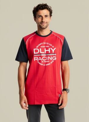T-shirt coupe cintrée rouge DELAHAYE homme