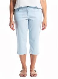 Corsaire stretch taille normale bleu WOMENS BEST femme