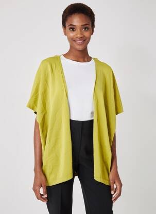 Gilet sans manche col v vert WNT COLLECTION femme
