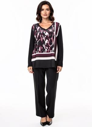 T-shirt manches longues manches longues noir ESCORPION femme