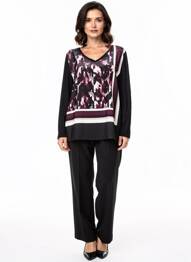 T-shirt manches longues manches longues noir ESCORPION femme