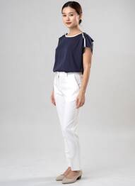 Top stretch manches courtes bleu ESCORPION femme