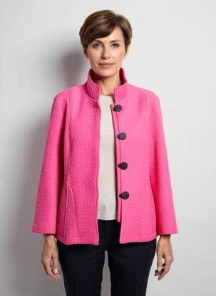 Veste casual poches rose DOLCEZZA femme
