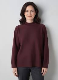 Pull tissage chiné manches longues rouge GERRY WEBER femme