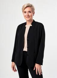 Blazer poches noir FRANK WALDER femme