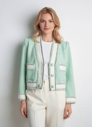 Veste chic poches vert ESSENTIEL ANTWERP femme