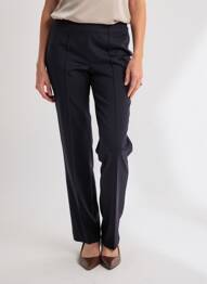 Pantalon droit stretch taille normale bleu ARMOR LUX femme