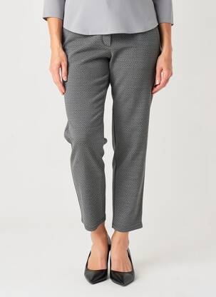 Pantalon 7/8 stretch taille normale noir FRANK WALDER femme
