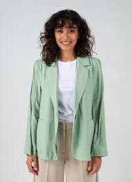 Blazer manches longues vert LAUREN VIDAL femme