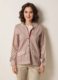 Gilet manches longues stretch beige JEI'S BY LETIZIA DENARO femme