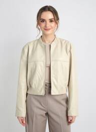 Veste simili cuir poches beige URBANCODE femme