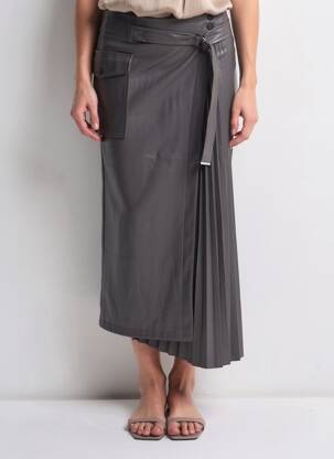 Jupe longue doublure marron URBANCODE femme