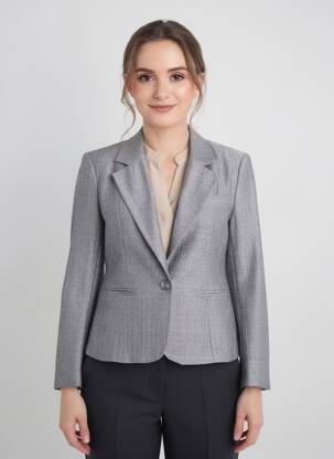 Blazer poches gris VANILLA femme