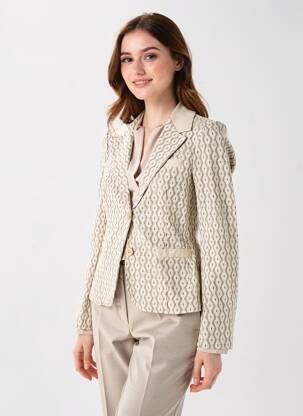 Blazer coupe cintrée beige VANILLA femme