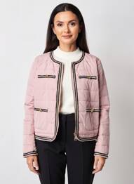 Doudoune poches sans capuche rose VANILLA femme