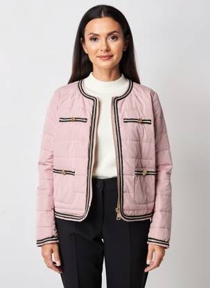Doudoune poches sans capuche rose VANILLA femme