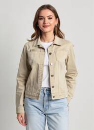 Veste casual poches beige ZAC & ZOE femme
