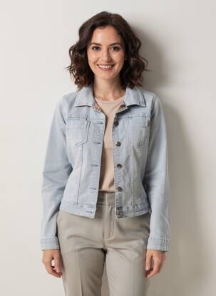 Veste casual poches bleu ZAC & ZOE femme