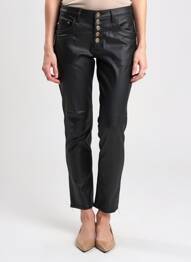 Pantalon 7/8 poches noir PLACE DU JOUR femme