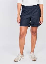 Short fermeture zippée sous rabat boutonné taille normale bleu SAINT JAMES femme