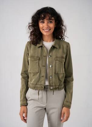 Veste casual poches vert COMMA, femme