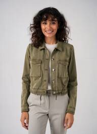 Veste casual poches vert COMMA, femme