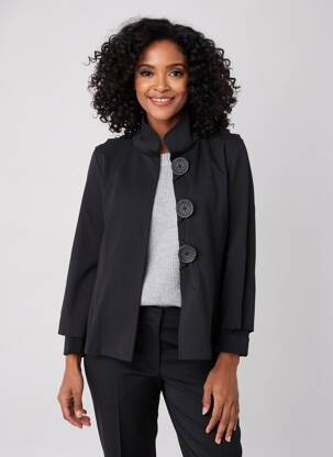 Veste casual coupe cintrée noir JOSEPH RIBKOFF femme