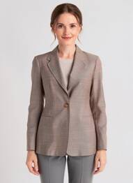 Blazer coupe cintrée marron MAX MARA femme