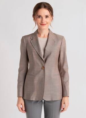 Blazer coupe cintrée marron MAX MARA femme