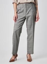 Pantalon chino taille normale taille normale gris COMMA, femme