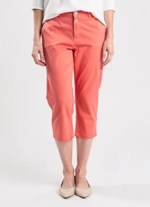 Pantacourt tissage popeline rose ANNA MONTANA femme