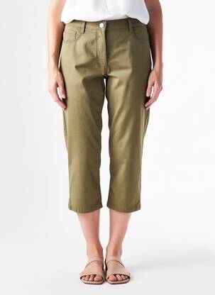 Corsaire stretch taille normale vert BETTY BARCLAY femme