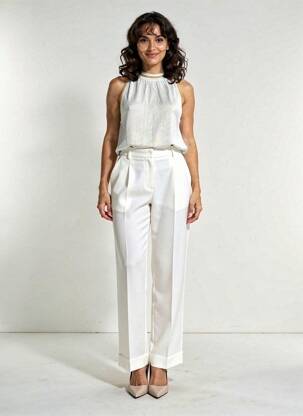 Top sans manche sans manche gris JEI'S BY LETIZIA DENARO femme