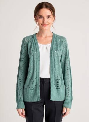 Gilet manches longues stretch vert KING LOUIE femme