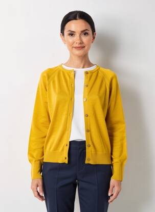 Gilet manches longues stretch jaune WHITE STUFF femme