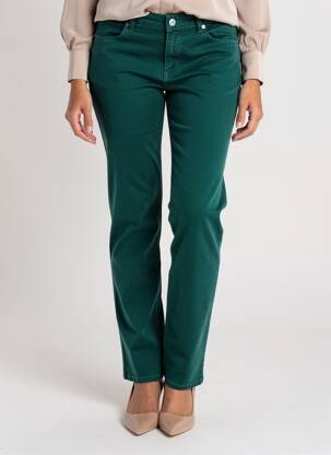 Pantalon slim stretch taille normale vert KANOPE femme