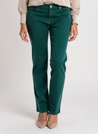 Pantalon slim stretch taille normale vert KANOPE femme