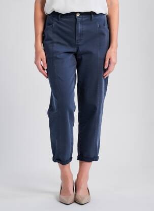 Pantalon 7/8 taille élastique taille normale bleu WHITE STUFF femme