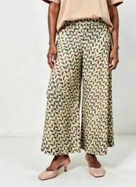 Pantalon 7/8 beige KALI YOG femme