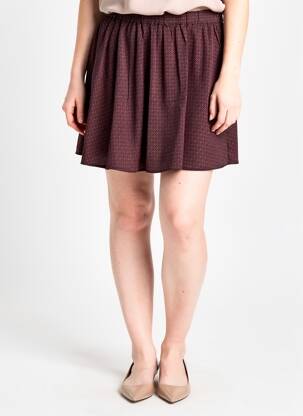 Jupe courte taille élastique bleu SCHOOL RAG femme