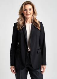 Blazer poches noir DEVERNOIS femme