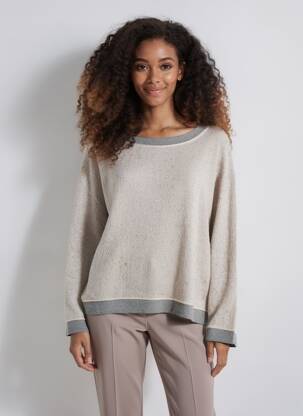 Pull stretch manches longues gris D.SPORT femme