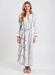 Robe longue manches longues manches longues bleu RHUM RAISIN femme