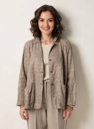 Blazer poches marron RHUM RAISIN femme