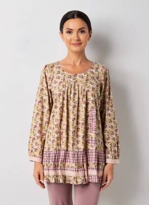 Tunique manches longues col rond violet RHUM RAISIN femme