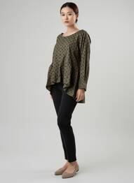Tunique manches longues col rond vert RHUM RAISIN femme