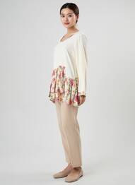 Tunique manches longues manches longues beige RHUM RAISIN femme